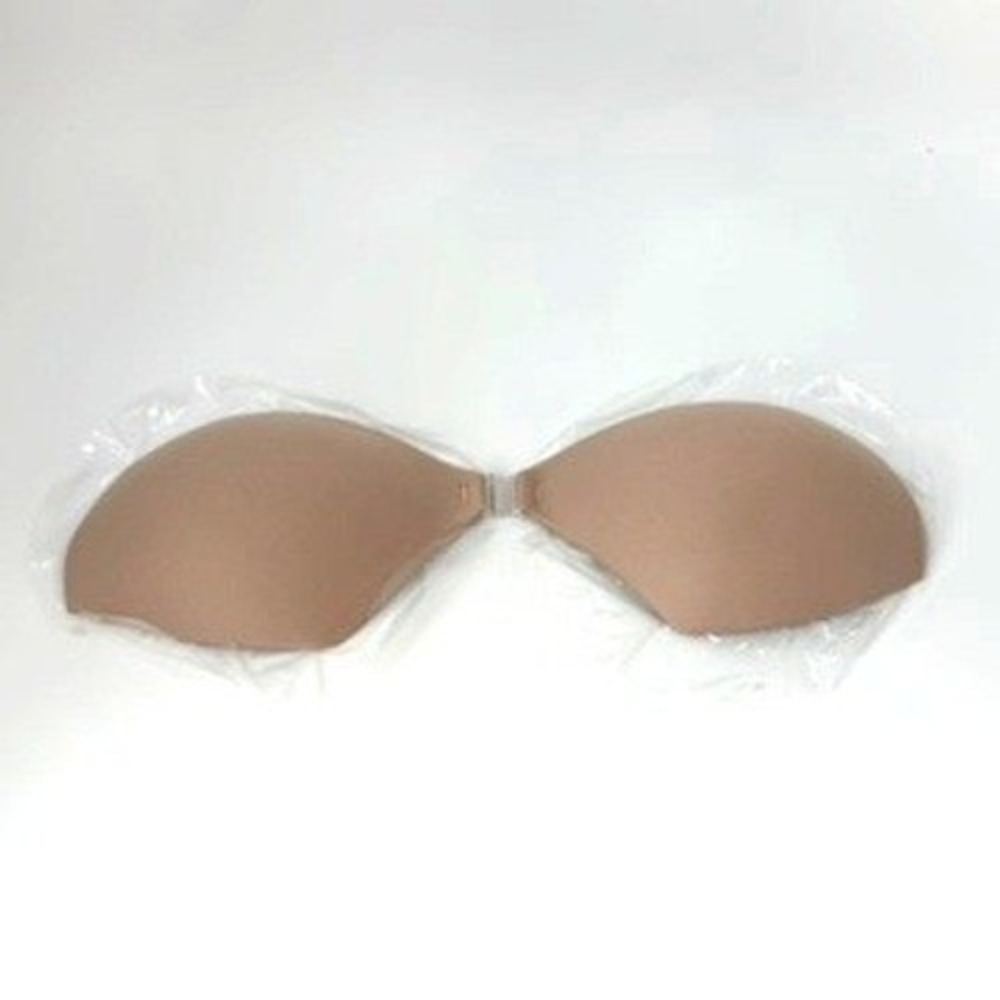 BOOMBA Demi Sticky Bra Beige Size A Strapless‎ Adhesive Silicone NEW